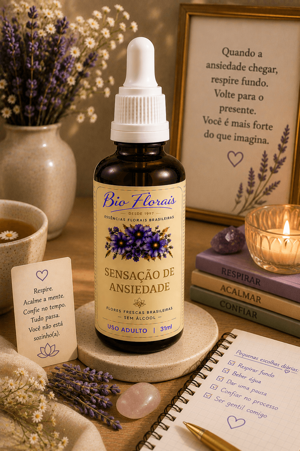 Floral Bio Florais – Sensação de Ansiedade – Adulto